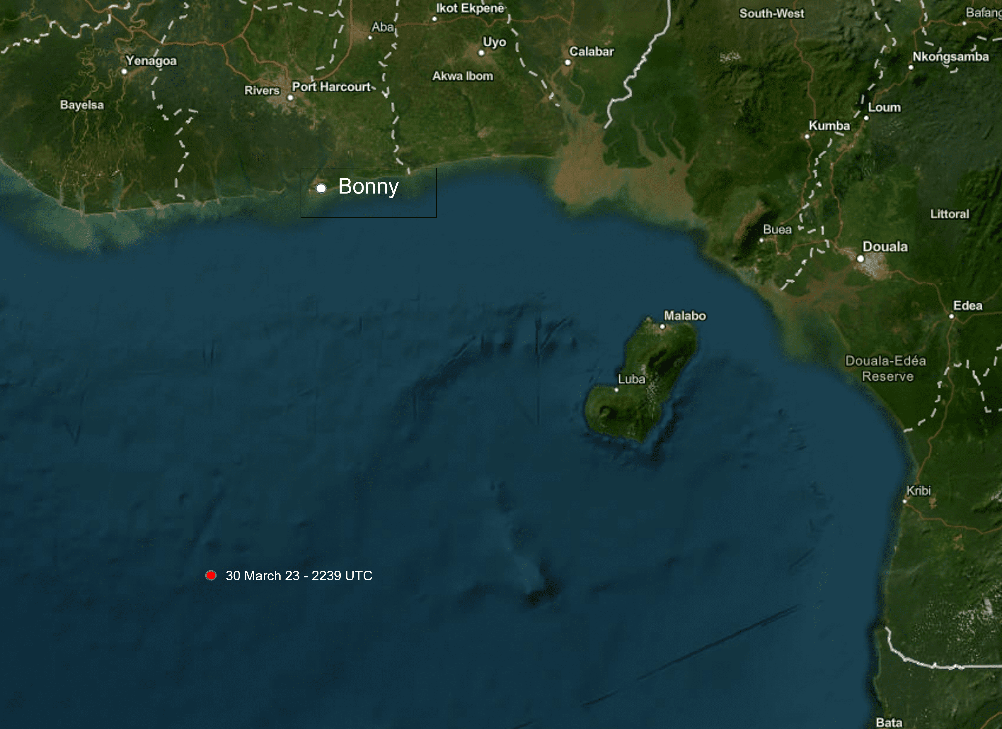 Neptune P2P Group - Hijacked Vessel Located in the GoG - Map 