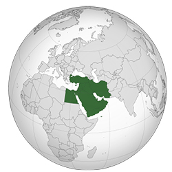 Neptune P2P Group Location Map - Middle East