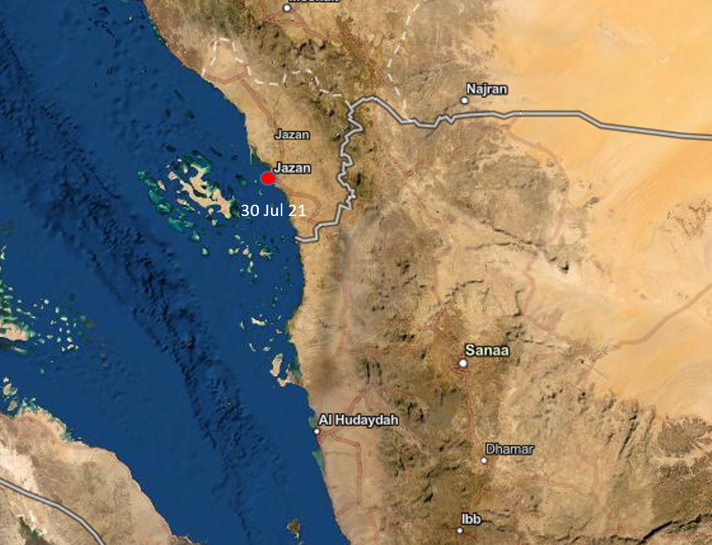 Incident Alert - Suspected Drone Attack - Red Sea - Neptune P2P Group