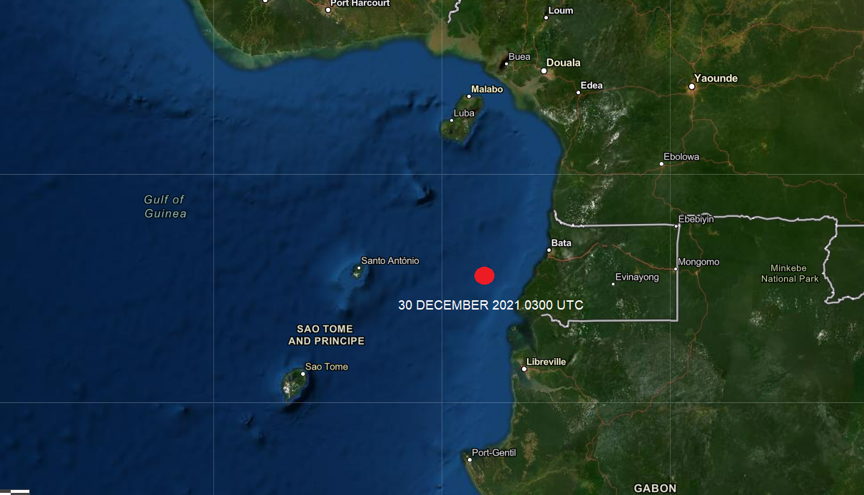 Neptune P2P Group - Incident Alert - West of Benito Equatorial Guinea - 30 December 2021