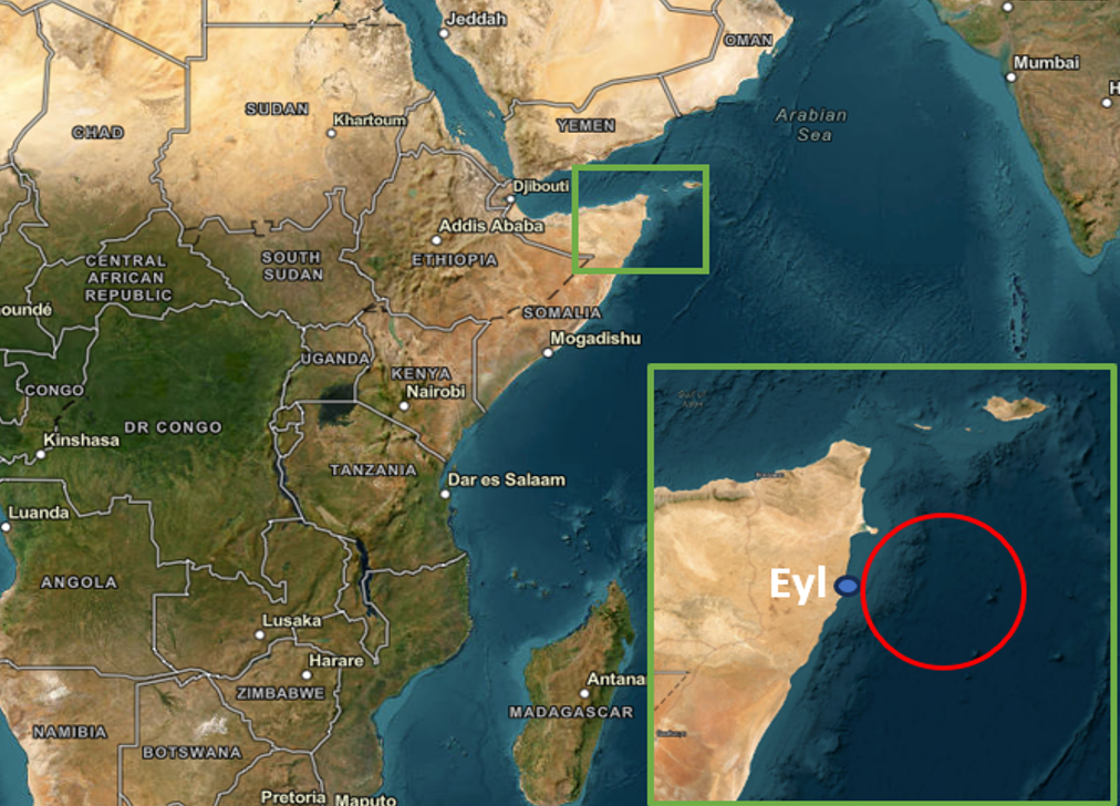 Vessel Hijack Reported Near Eyl, Somalia