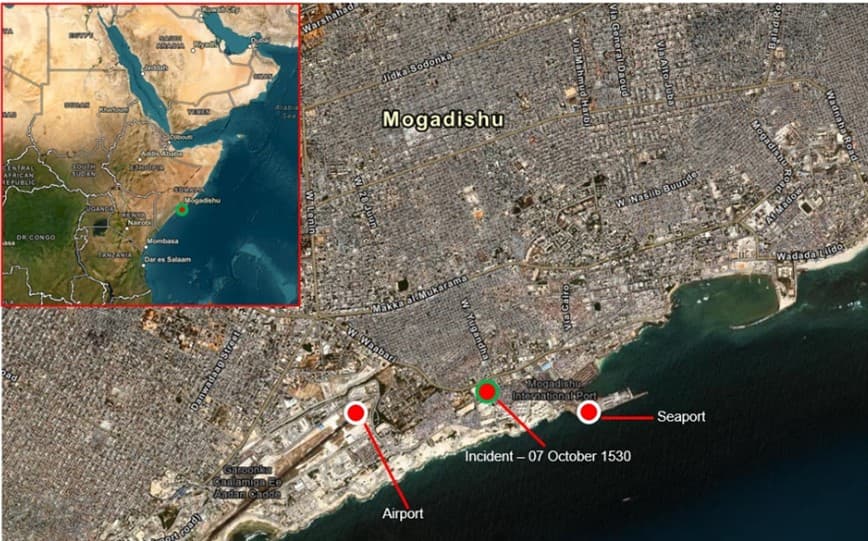 Fig1. Location of Incident (Mogadishu, Somalia)