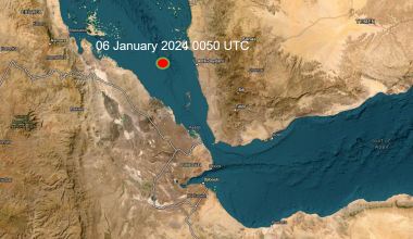 Incident Alert  – Vessel Struck by a Projectile in the Southern Red Sea