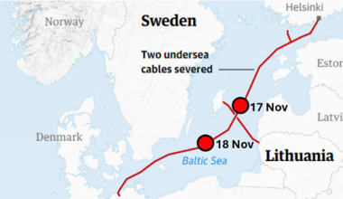 Incident Alert – Vessel suspected of damaging undersea internet cables in the Baltic Sea