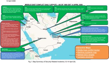 Middle East Conflict – Daily Neptune P2P Group update 046 (1800h GST 14 April)