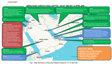 Middle East Conflict – Daily Neptune P2P Group update 047 (1800h GST 15 April)