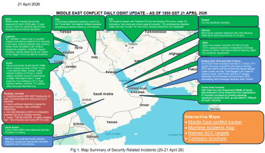 Middle East Conflict – Daily Neptune P2P Group update 053 (1800h GST 21 April)
