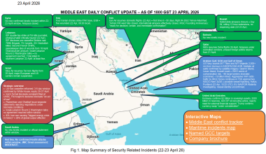 Middle East Conflict – Daily Neptune P2P Group update 055 (1800h GST 23 April)