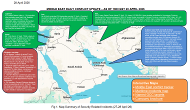 Middle East Conflict – Daily Neptune P2P Group update 058 (1800h GST 28 April)