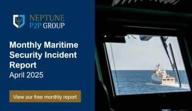 Monthly Maritime Security Incident Report April 2025