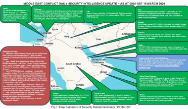 Middle East Conflict – Daily Neptune P2P Group update 016 (0800h GST 16 March)