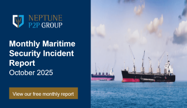 Monthly Maritime Security Incident Report October 2025