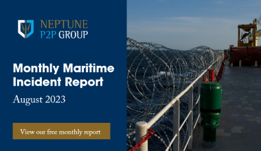 Monthly Maritime Incident Report August 2023