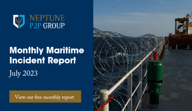 Monthly Maritime Incident Report July 2023