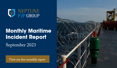 Monthly Maritime Incident Report September 2023