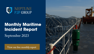 Monthly Maritime Incident Report September 2023