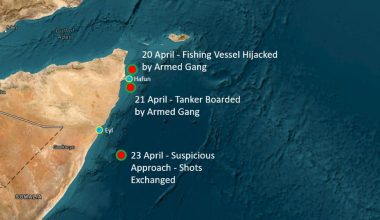 Vessel Approached by Armed Persons in Two Small Craft, Shots Exchanged. Pirate Activity Suspected.
