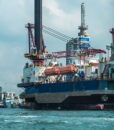 Cable Laying in the Gulf of Guinea, West Africa